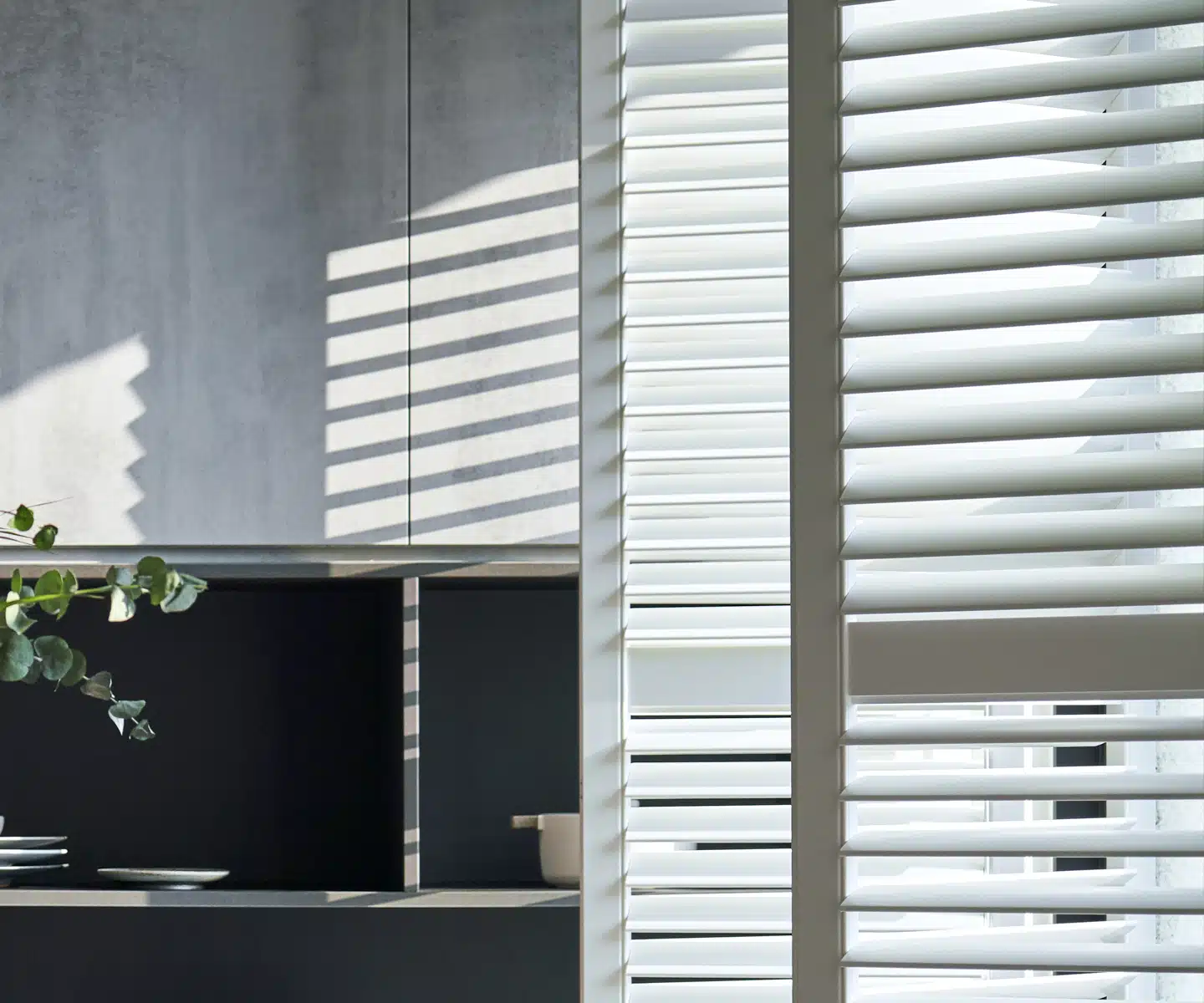 Interior shutters installed in a Fairfax, VA home